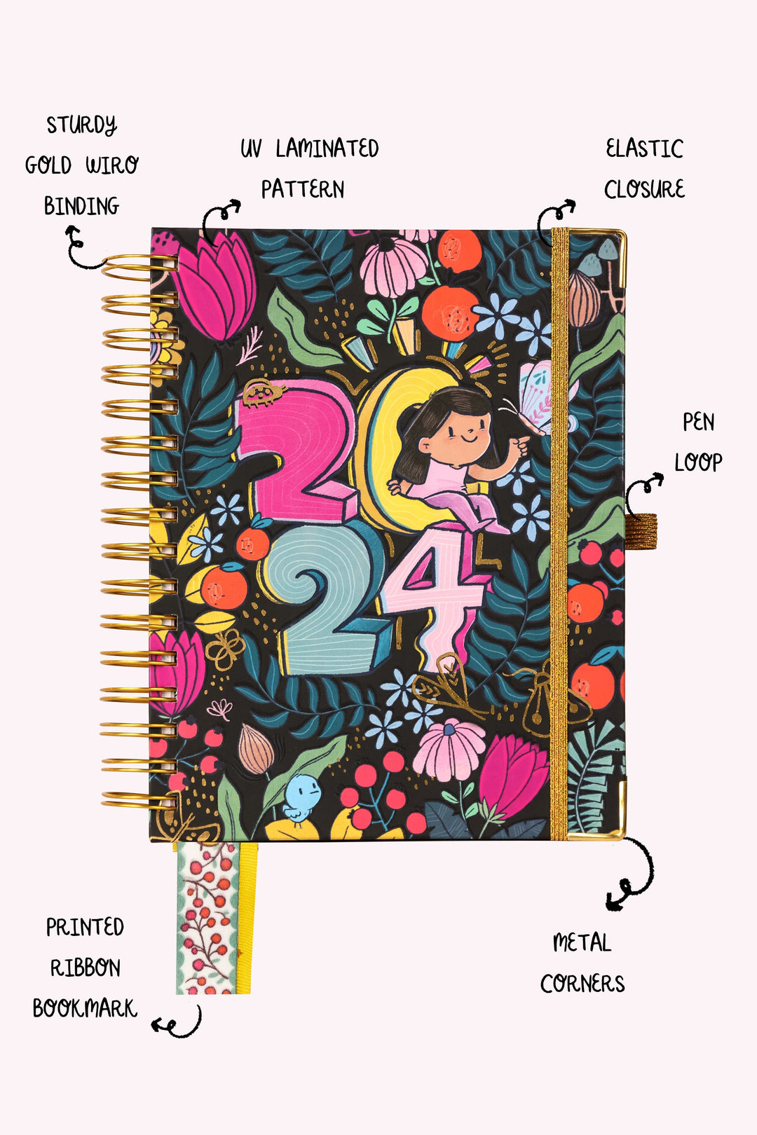 The Ultimate 2024 Wiro Planner + Pocket Planner + Stickerholic Book